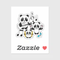 Panda Stickers, Zazzle