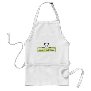 Panda Banner Adult Apron