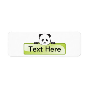 Panda Banner Label