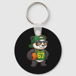 Panda Basketball 67 Gen Alpha Slang Srts Men Boys  Keychain