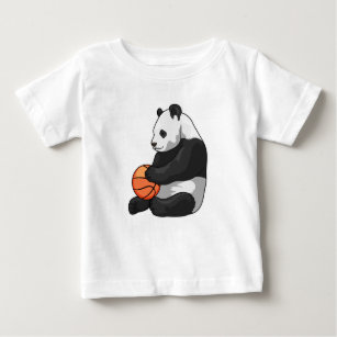 Panda Basketball player Basketball Baby T-Shirt