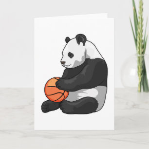Panda Basketball player Basketball Card