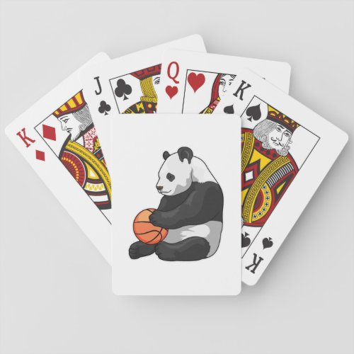 Panda Basketball player Basketball Playing Cards