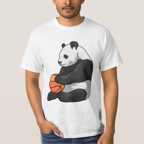 Panda Basketball player Basketball T_Shirt