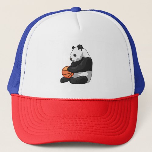 Panda Basketball player Basketball Trucker Hat