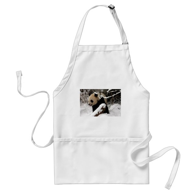 Panda Bear Adult Apron (Front)