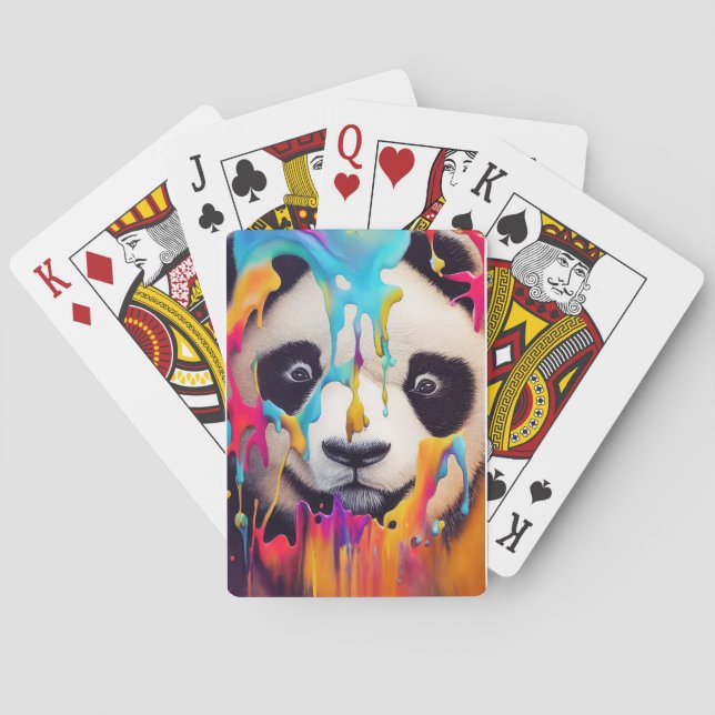 Panda Bear Animal Discovery Adventure Nature  Poker Cards (Back)