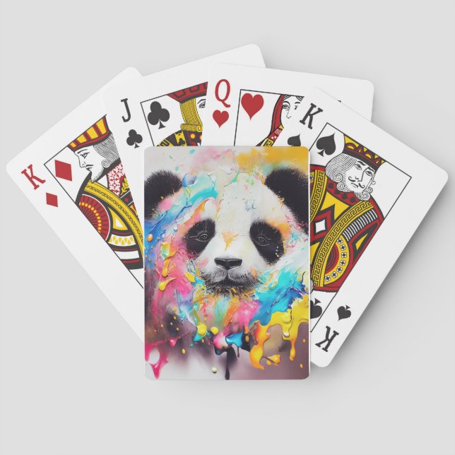 Panda Bear Animal Discovery Adventure Nature  Poker Cards (Back)