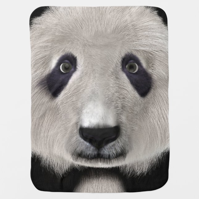 Panda Bear Baby Blanket (Front)