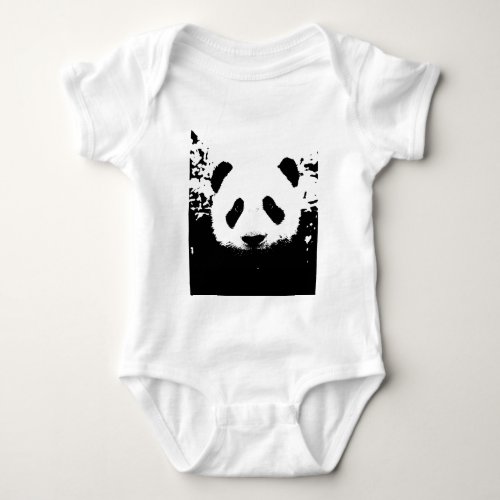 Panda Bear Baby Bodysuit