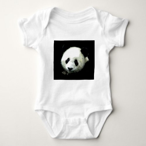 Panda Bear Baby Bodysuit