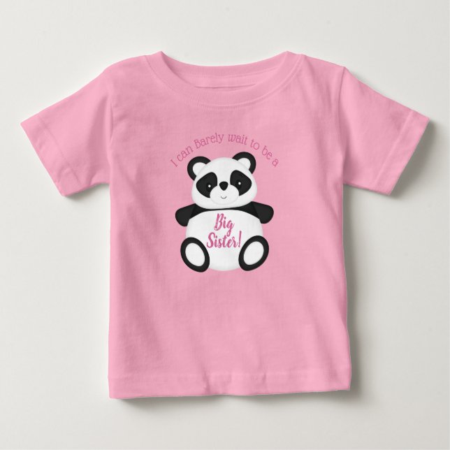 Panda Bear Baby Shower Baby T-Shirt (Front)