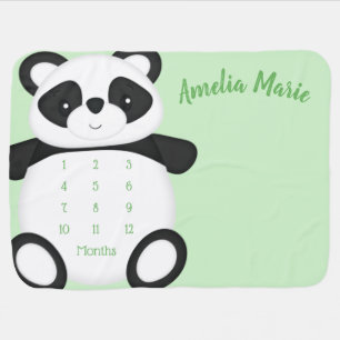 Panda Bear Baby Shower Blanket