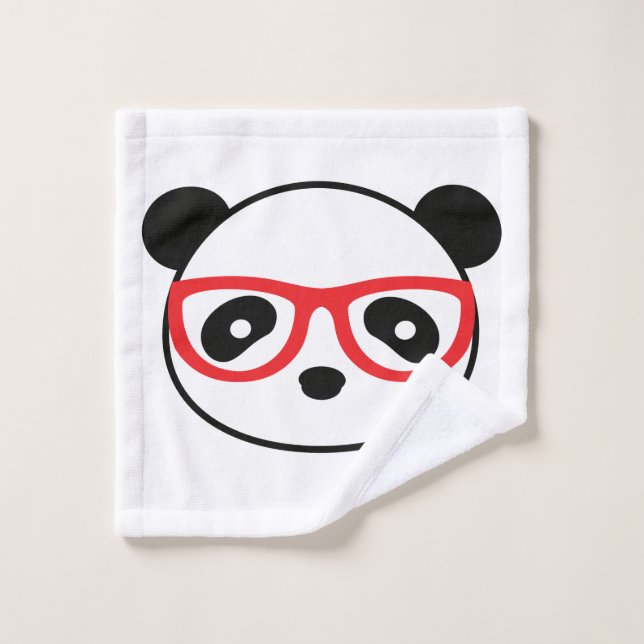 Panda Bear Bathroom Wash Cloth - Leon the Panda (Wash Cloth)