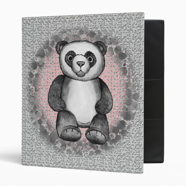 Panda Bear  Binder (Front/Inside)