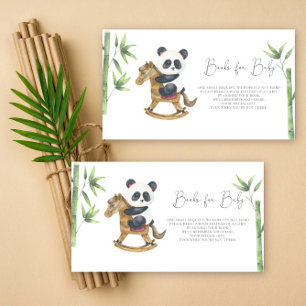 Panda Bear books for baby ticket Enclosure Card