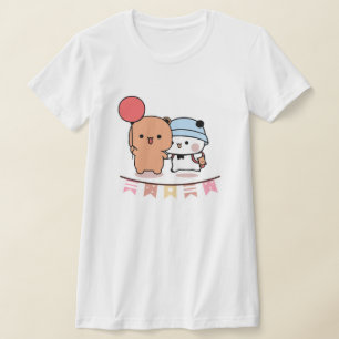 PANDA BEAR, bubu and dudu hugs love balloon T-Shirt