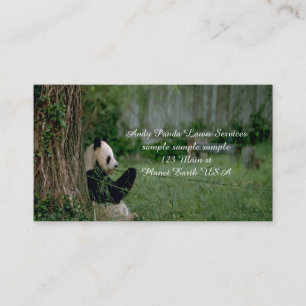 Panda Bear Business Card