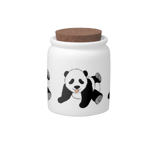 PANDA BEAR CANDY JAR