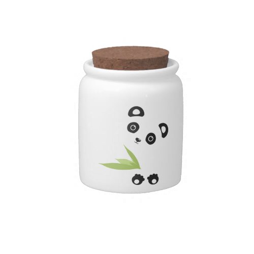 Panda Bear Candy Jar