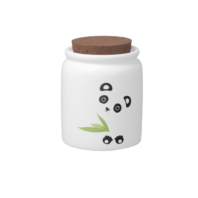Panda Bear Candy Jar (Front)