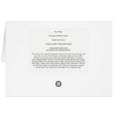 Panda Bear Cards (Back Horizontal)