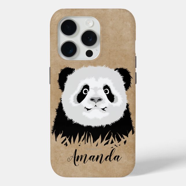 Panda Bear Case-Mate iPhone Case (Back)