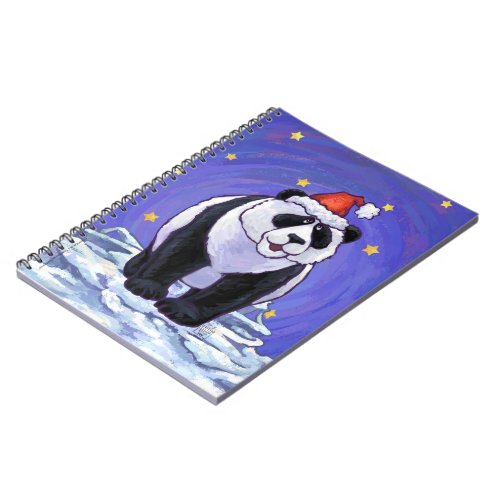 Panda Bear Christmas Notebook