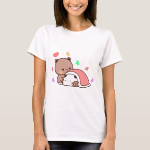 Panda bear couple, Cute bubu and dudu hugs love T-Shirt
