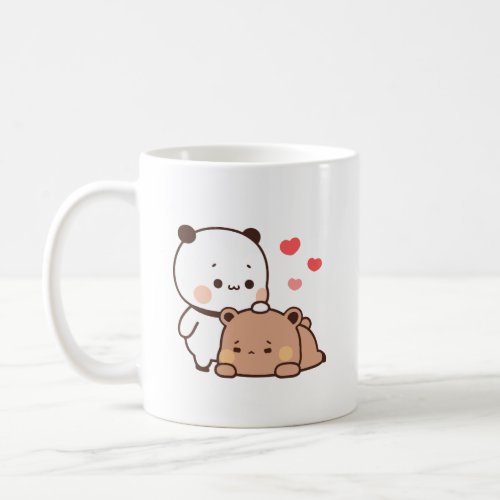 Panda bear couple Cute milk and mocha couple love Coffee Mug