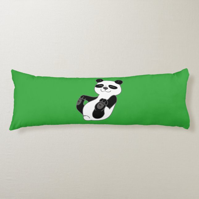 Panda Bear Cub Body Pillow (Front)