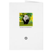 Panda Bear Cub Cards (Back)