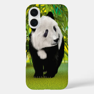 Panda Bear Cub iPhone 16 Case