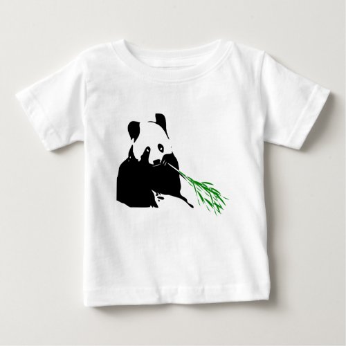 Panda Bear Designs on Baby cloths Baby T_Shirt