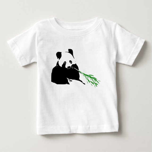 Panda Bear Designs on Baby cloths Baby T-Shirt (Front)