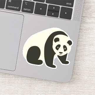 Panda Bear Die Cut Sticker