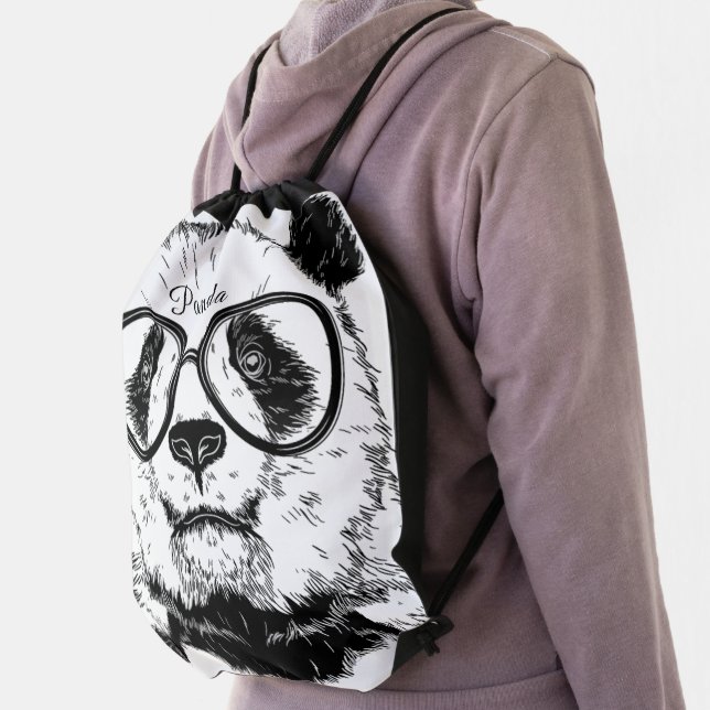 Panda Bear Drawstring Backpack (Insitu)
