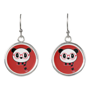 Panda Bear Earrings - Winter Ready Leon