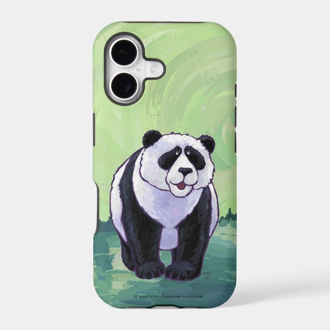 Panda Bear Electronics Iphone Case (Back)