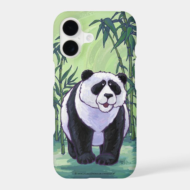 Panda Bear Electronics Iphone Case (Back)