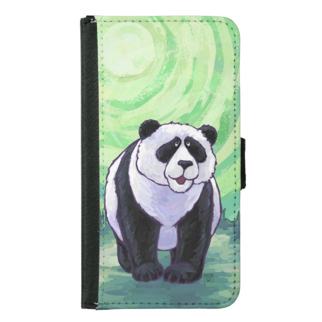 Panda Bear Electronics Samsung Galaxy Wallet Case (Front)