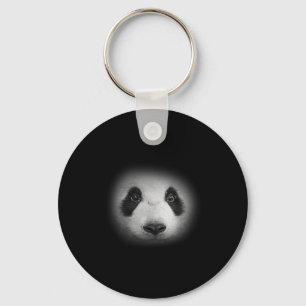 Panda Bear Face For Animal Lovers And Kind Bears Keychain