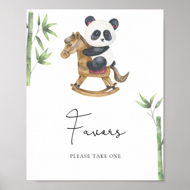 Panda bear - Favors Poster (Front)