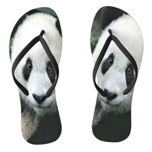 Panda Bear Flip Flops