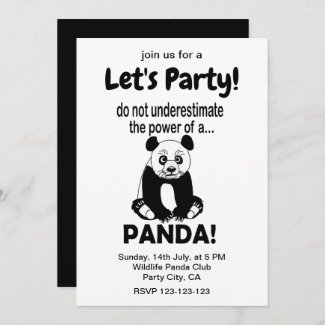 Panda Bear Funny Cute Animal Panda