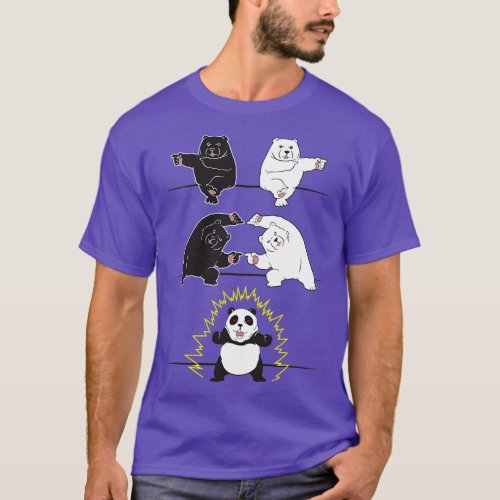 Panda bear fusion Classic TShirt