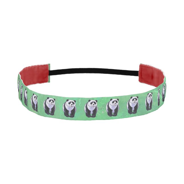 Panda Bear Gifts & Accessories Athletic Headband (Front)