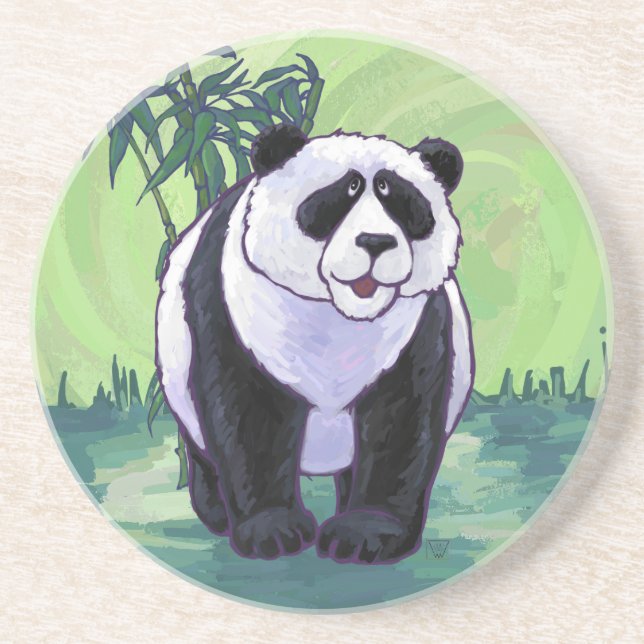 Panda Bear Gifts & Accessories Coaster (Front)