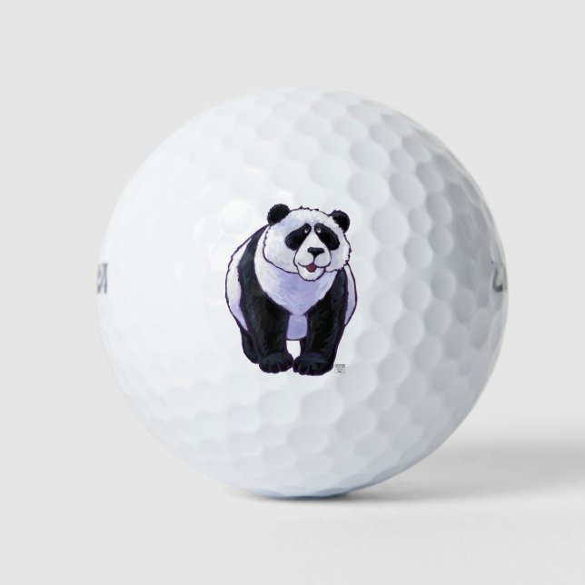 Panda Bear Gifts & Accessories Golf Balls (Front)