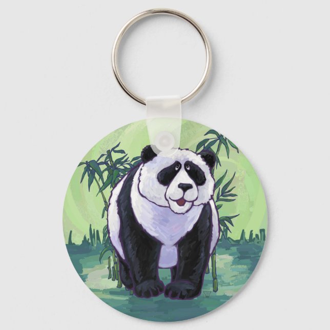 Panda Bear Gifts & Accessories Keychain (Front)